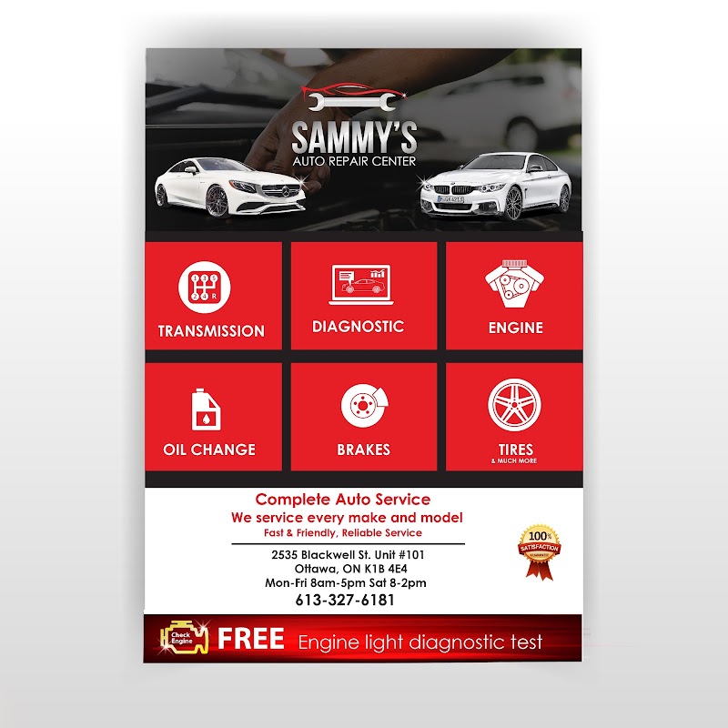 Sammy's Auto Repair Centre in Ottawa